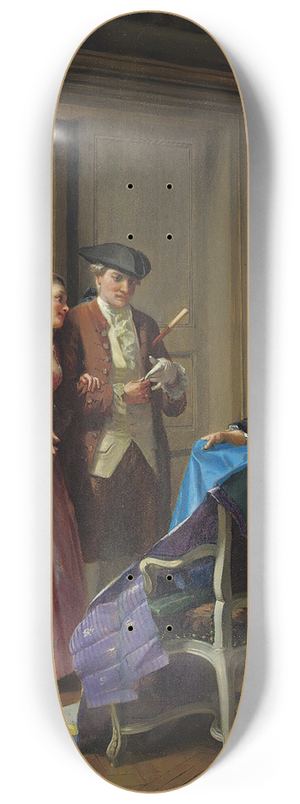 Prudent-Louis Leray - Choosing Fabric For A New Dress 8.25 inch art skate deck