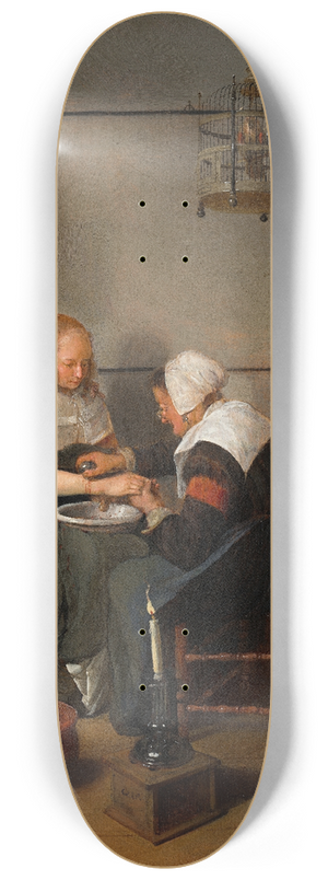 Quirijn Van Brekelenkam - The Bloodletting 8.25 inch art skate deck