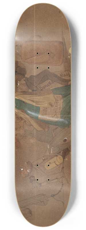Adolf Schrdter  - Weihnachtswunschzettel 8.25 inch art skate deck