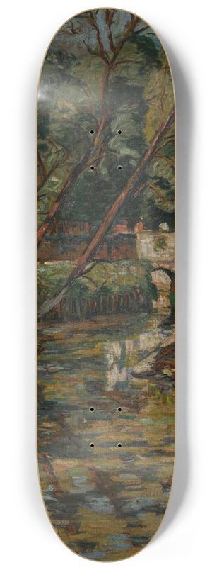 Armand Guillaumin - Abreuvoir  Epinay-Le-Breuil 8.25 inch art skate deck