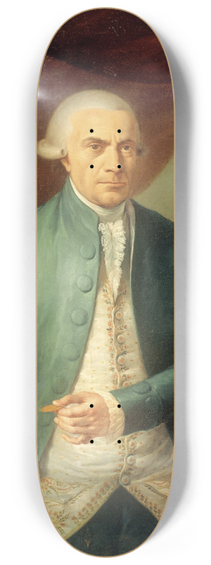 Rafael Ximeno y Planes - Portrait of Gernimo Antonio Gil 8.25 inch art skate deck