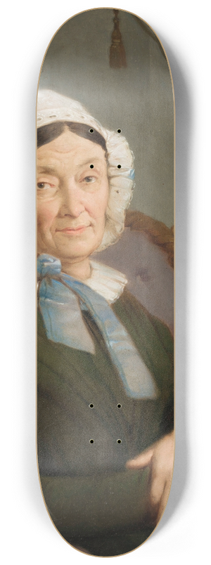 Rafa Hadziewicz - Portrait of Anna Kurpiewska ne Olszakiewicz 8.25 inch art skate deck