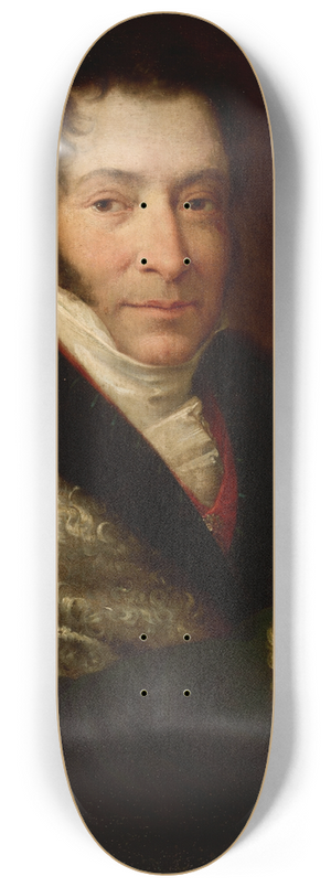 Rafa Hadziewicz - Portrait of Jzef Brodowski 8.25 inch art skate deck