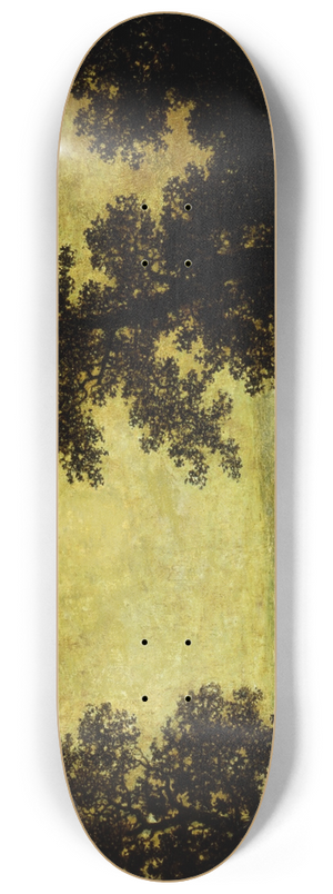 Ralph Albert Blakelock - Moonlight, Indian Encampment 8.25 inch art skate deck