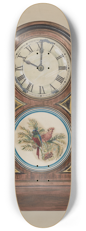 Ralph Atkinson - Mantel Clock 8.25 inch art skate deck