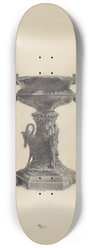 Ralph Atkinson - Urn 8.25 inch art skate deck