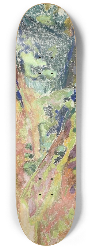 Armand Guillaumin - Landscape in Crozant 8.25 inch art skate deck