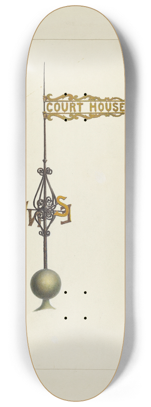 Ralph Morton - Weather Vane 8.25 inch art skate deck