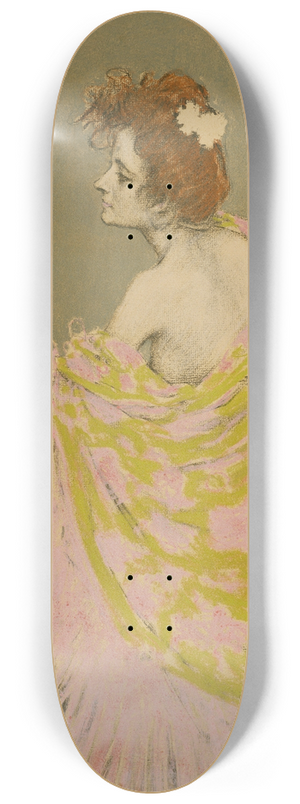 Ramn Casas - Original design for the poster Sfilis 8.25 inch art skate deck