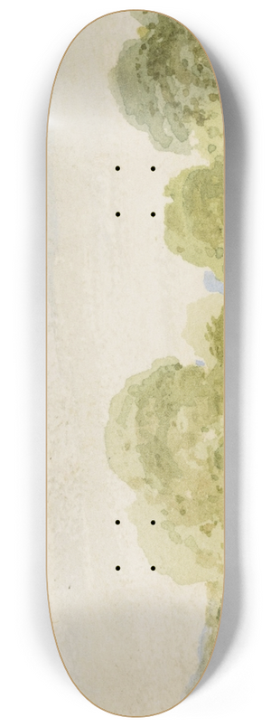 Ramsay Richard Reinagle - Rolling landscape with trees 8.25 inch art skate deck