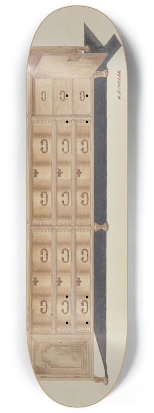 Randolph F. Miller - Cabinet, for Vestments 8.25 inch art skate deck