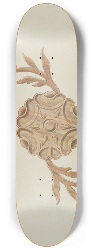 Randolph F. Miller - Detail of Confessional 8.25 inch art skate deck