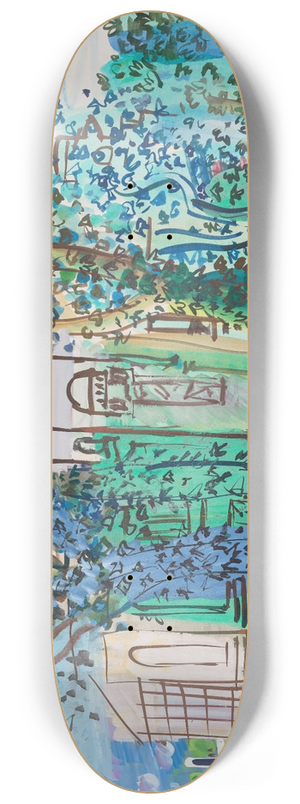 Raoul Dufy - Le Pesage  Deauville 8.25 inch art skate deck