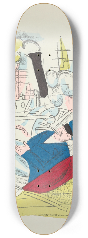 Raoul Dufy - Madrigaux pl 7 8.25 inch art skate deck