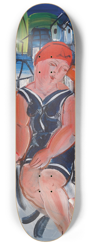 Raoul Dufy - Petite baigneuse  Sainte-Adresse 8.25 inch art skate deck