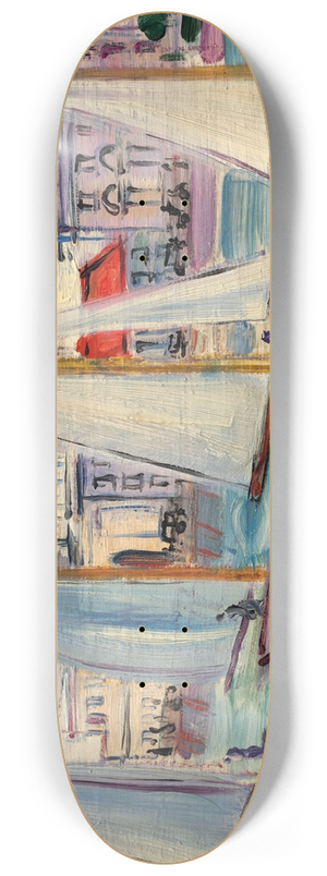 Raoul Dufy - Rgates  Deauville 8.25 inch art skate deck