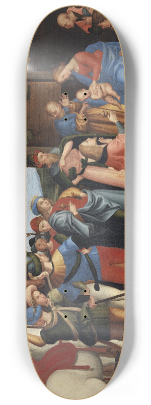 Raphael - The Adoration of the Kings 8.25 inch art skate deck