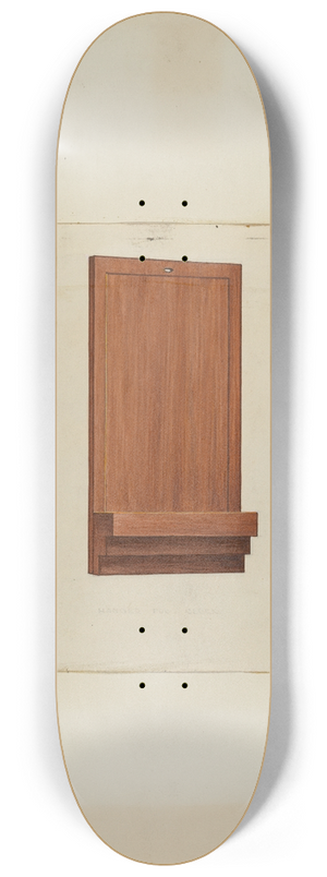 Ray Holden - Shaker Clock Hanger 8.25 inch art skate deck