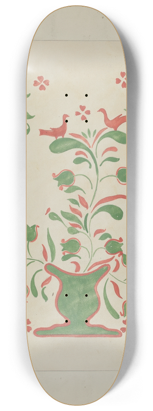 Ray Holden - Stencilled Wall 8.25 inch art skate deck
