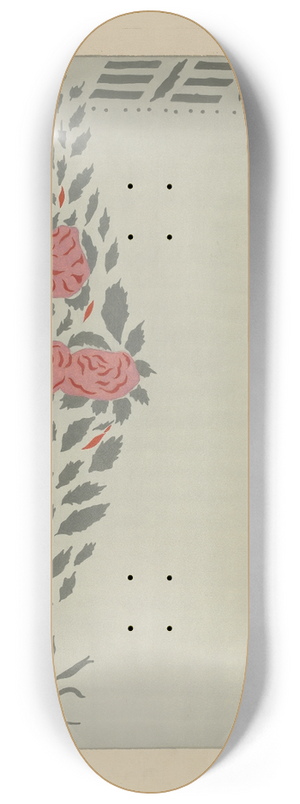 Ray Holden - Stencilled Wall (Detail) 8.25 inch art skate deck