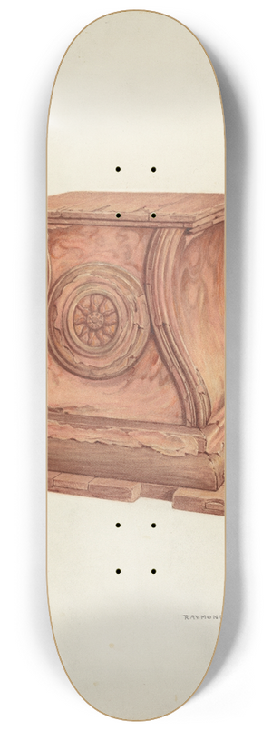 Raymond E. Noble - Stand for Baptismal Font 8.25 inch art skate deck