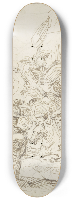 Raymond Lafage - Equestrian combat 8.25 inch art skate deck