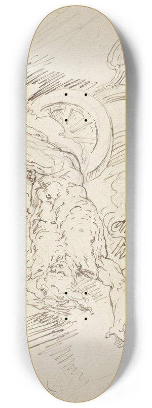 Raymond Lafage - The Fall of Phaeton 8.25 inch art skate deck