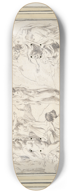 Raymond Lafage - The Flaying ofMarsyas 8.25 inch art skate deck