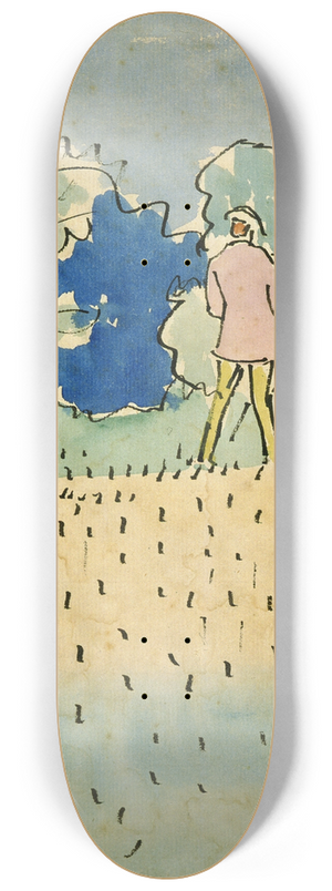 Raymond McIntyre - Sketching, Berkshire 8.25 inch art skate deck Raymond McIntyre - Sketching, Berkshire 8.25 inch art skate deck