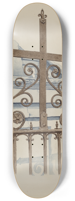 Ray Price - Cross 8.25 inch art skate deck