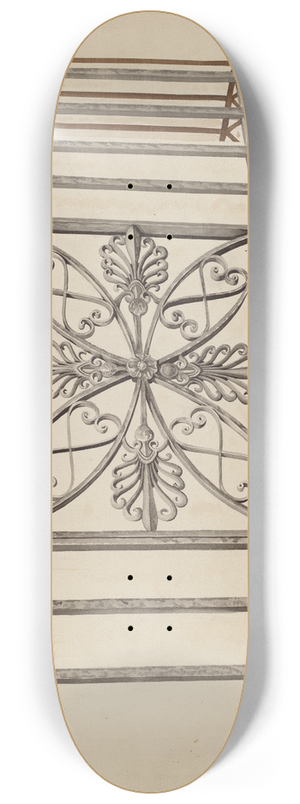 Ray Price - Iron Gate and Fence 8.25 inch art skate deck