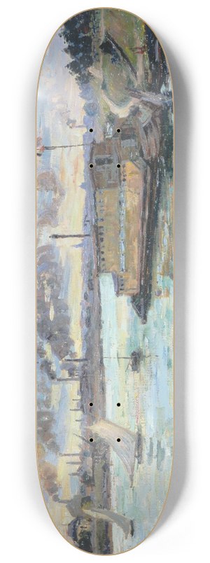 Armand Guillaumin - River Scene 8.25 inch art skate deck