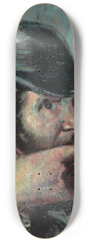 Armand Guillaumin - Self-Portrait 8.25 inch art skate deck