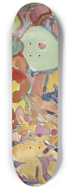 Reijer Stolk - Flowers 8.25 inch art skate deck