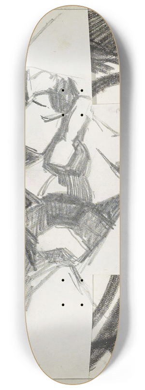 Reijer Stolk - Kop 8.25 inch art skate deck