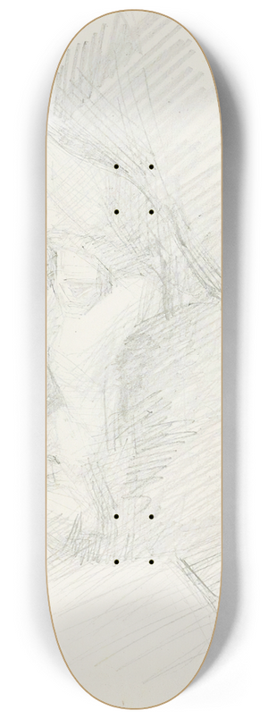 Reijer Stolk - Kop van een vrouw in profiel naar links 8.25 inch art skate deck