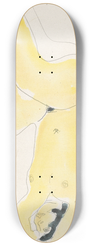 Reijer Stolk - Liggende naakte vrouw 8.25 inch art skate deck