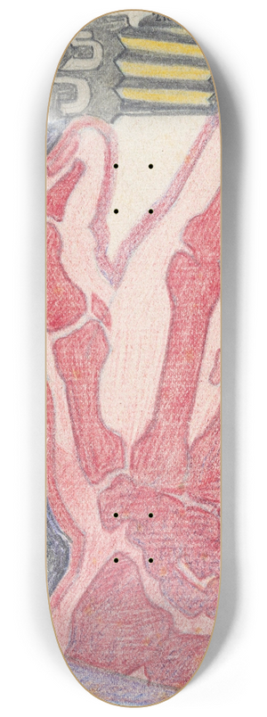 Reijer Stolk - Ontwerp voor reclame voor `Philips Lamp 8.25 inch art skate deck