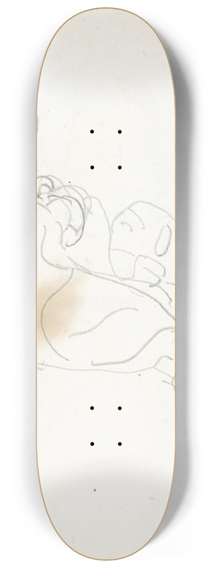 Reijer Stolk - Op de grond zittende figuren 8.25 inch art skate deck