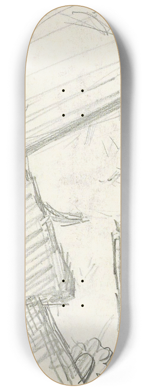 Reijer Stolk - Portret van een vrouw met een hoed 8.25 inch art skate deck Reijer Stolk - Portret van een vrouw met een hoed 8.25 inch art skate deck