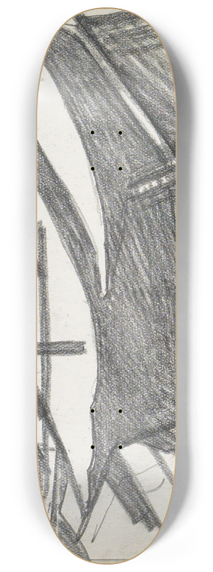 Reijer Stolk - Zeilboten op een werfhelling 8.25 inch art skate deck