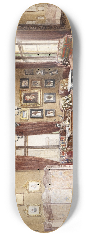 Reinhold Vlkel - Saloninterieur 8.25 inch art skate deck