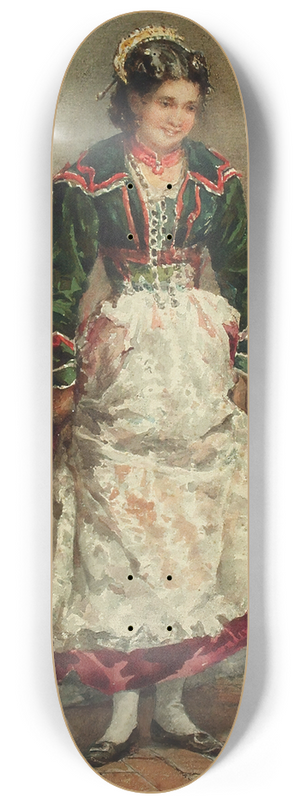 Reinhold Werner - Portrait Of A Woman 8.25 inch art skate deck