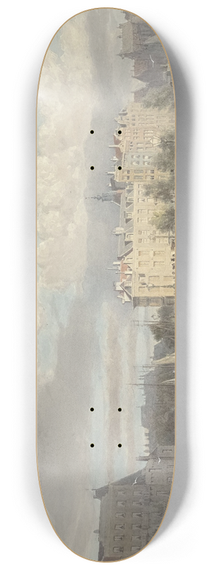 Reinier Craeyvanger - Gezicht op de Halvemaansbrug bij de Amstel te Amsterdam 8.25 inch art skate deck Reinier Craeyvanger - Gezicht op de Halvemaansbrug bij de Amstel te Amsterdam 8.25 inch art skate deck