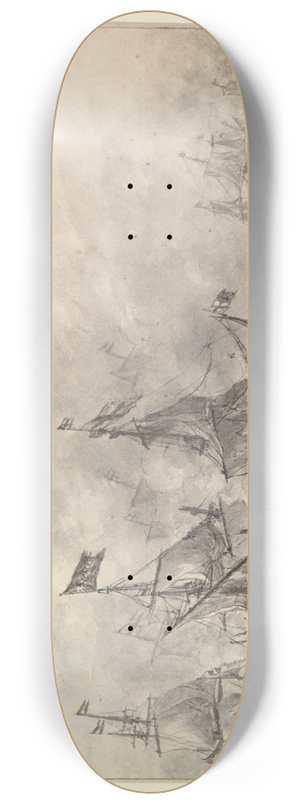 Reinier Nooms - NavalBattle 8.25 inch art skate deck