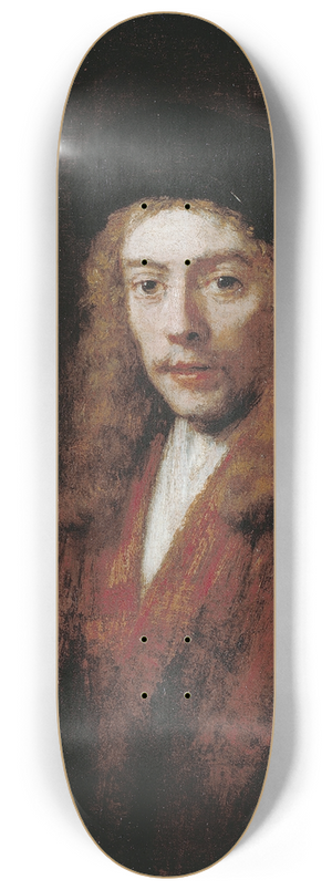 Rembrandt van Rijn - A Young man, perhaps the Artists Son Titus 8.25 inch art skate deck