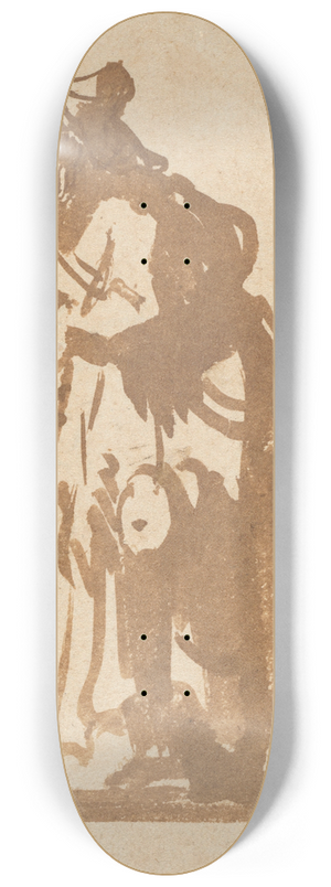 Rembrandt van Rijn - Beggar Woman Leaning on a Stick 8.25 inch art skate deck Rembrandt van Rijn - Beggar Woman Leaning on a Stick 8.25 inch art skate deck