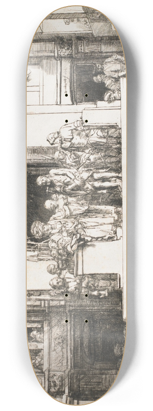 Rembrandt van Rijn - Christ Presented to the People (Ecce Homo) 8.25 inch art skate deck