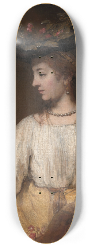 Rembrandt van Rijn - Flora 8.25 inch art skate deck Rembrandt van Rijn - Flora 8.25 inch art skate deck