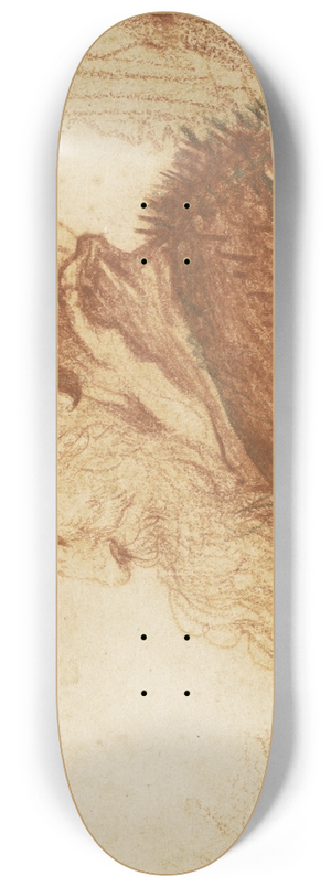 Rembrandt van Rijn - Head of an Old Man (recto) 8.25 inch art skate deck Rembrandt van Rijn - Head of an Old Man (recto) 8.25 inch art skate deck